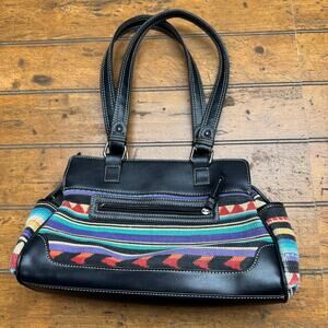 CHAPS‎ multicolored shoulder bag western boho